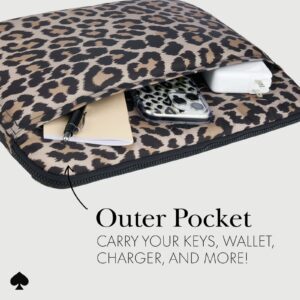 ซองใส่แล็ปท็อป Kate Spade New York รุ่น Puffer Sleeve - 16" Laptop - ลาย Classic Leopard