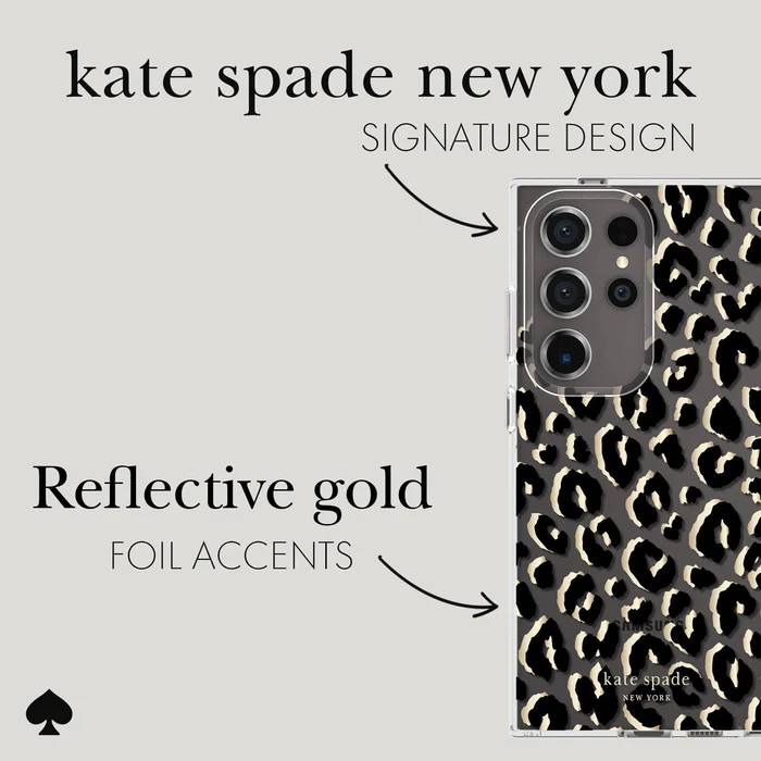 Kate Spade New York รุ่น Protective - เคส Galaxy S24 Ultra - ลาย City Leopard
