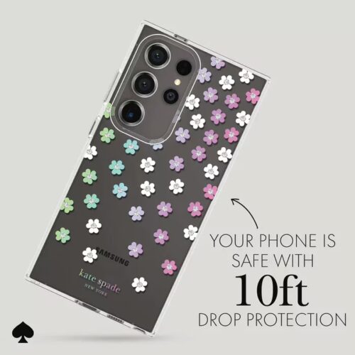 Kate Spade New York รุ่น Protective - เคส Galaxy S24 Ultra - ลาย Scattered Flowers - Image 3