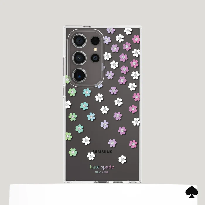 Kate Spade New York รุ่น Protective - เคส Galaxy S24 Ultra - ลาย Scattered Flowers