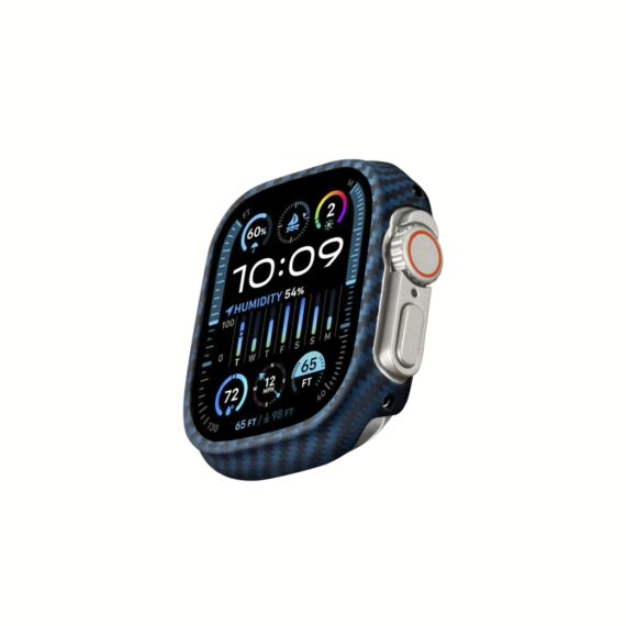 Pitaka รุ่น Air Case - เคส Apple Watch Ultra 1/2 (49mm) - สี Black/Blue (Twill)