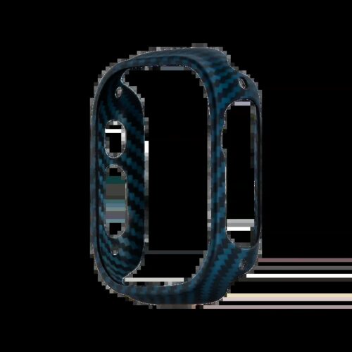 Pitaka รุ่น Air Case - เคส Apple Watch Ultra 1/2 (49mm) - สี Black/Blue (Twill) - Image 5