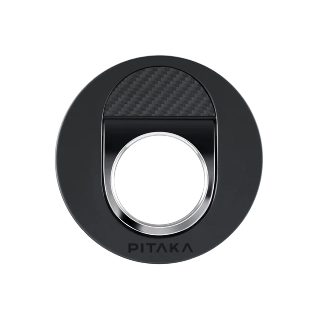 Pitaka รุ่น MagEZ Grip 2 - แหวนติดหลังมือถือ - สี Black/Grey (Twill) 600D