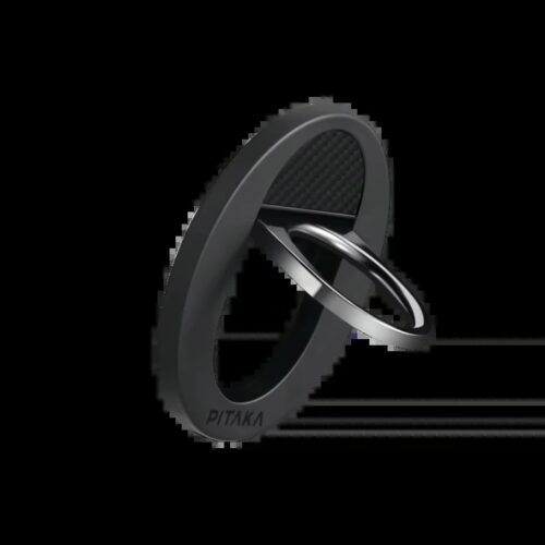 Pitaka รุ่น MagEZ Grip 2 - แหวนติดหลังมือถือ - สี Black/Grey (Twill) 600D - Image 2