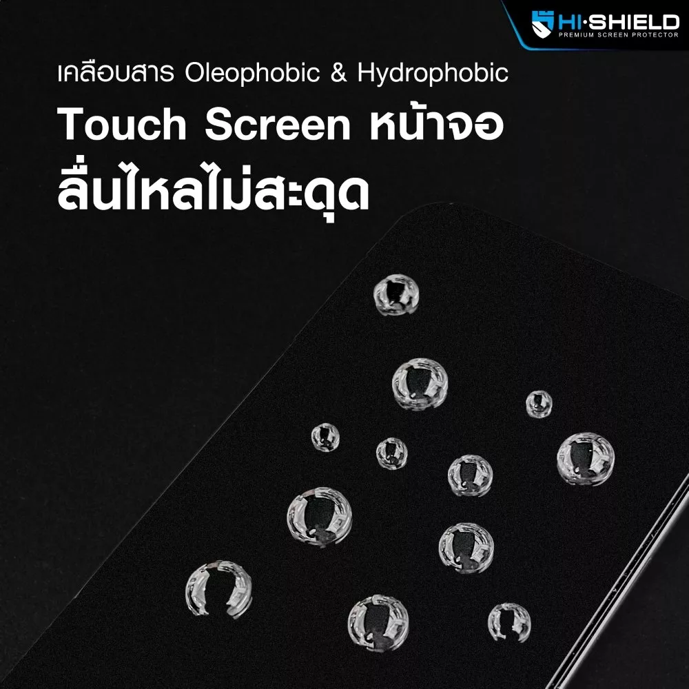 Hishield รุ่น 2.5D Privacy - ฟิล์มกระจกกันรอย iPhone 15 Pro Max