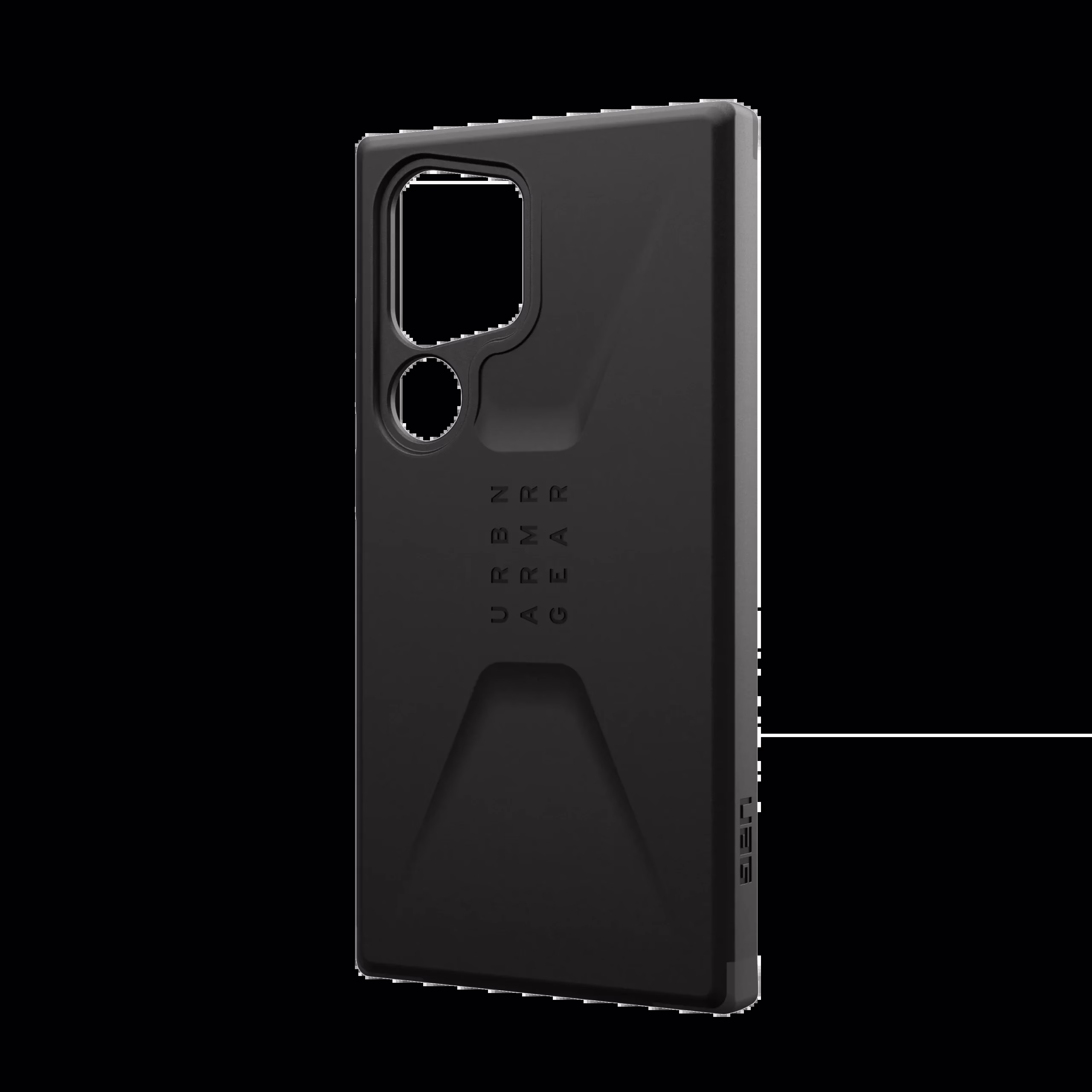 UAG รุ่น Civilian - เคส Galaxy S24 Ultra - สี Black