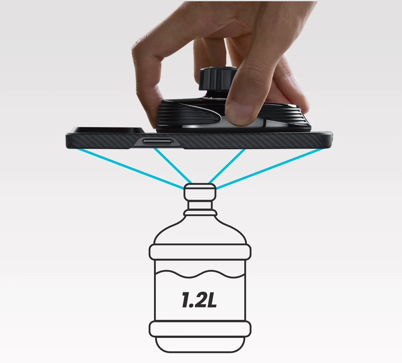Pitaka รุ่น MagEZ Car Mount Pro 2 - แท่นชาร์จไร้สายติดช่องแอร์ในรถ Tesla (Model 3 / Y)