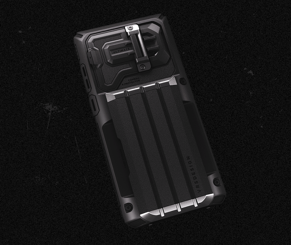 VRS รุ่น Damda Glide Ultimate - เคส Galaxy S24 Ultra - สี Black