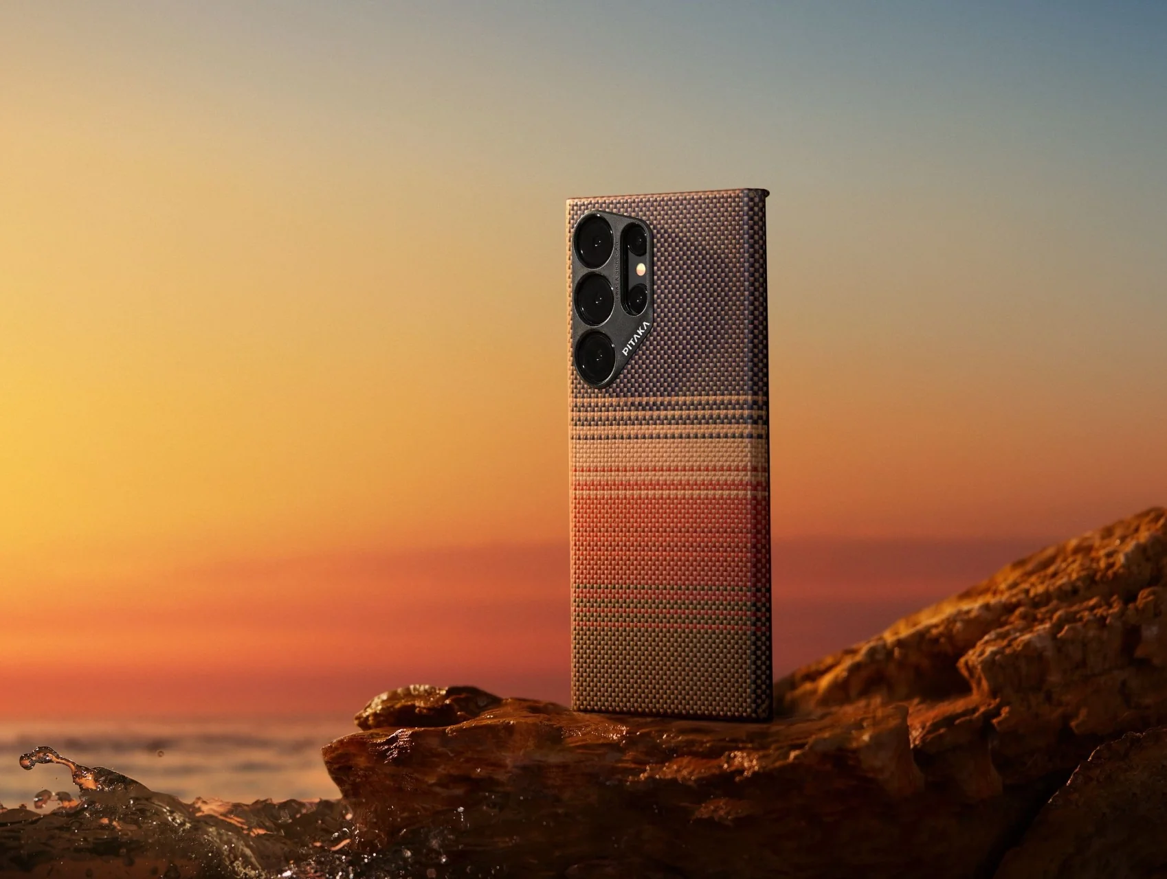 Pitaka รุ่น MagEZ Case 4 - เคส Galaxy S24 Ultra - สี Sunset