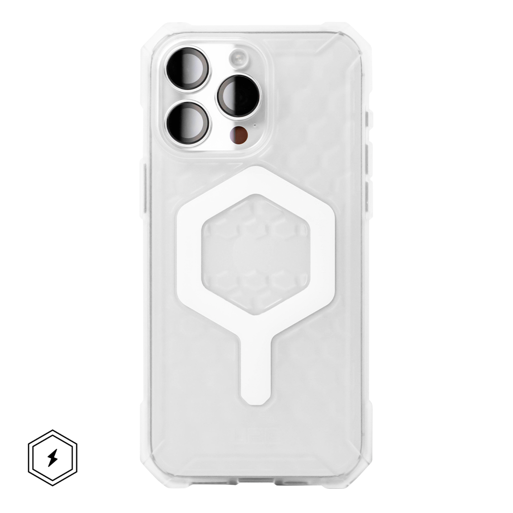UAG รุ่น Essential Armor MagSafe - เคส iPhone 15 Pro Max - สี Frosted Ice