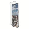 UAG รุ่น Glass Screen Shield Plus - ฟิล์มกระจก iPhone 15 Pro Max - สี Clear/Black