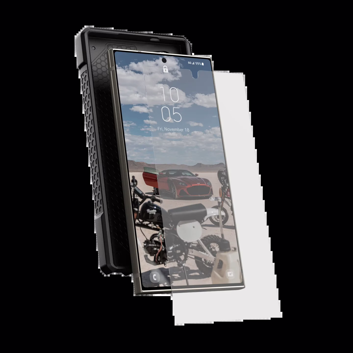 UAG รุ่น Flex Shield Plus - ฟิล์มกันรอย Galaxy S24 Ultra (ฟิล์ม 2 แผ่น)