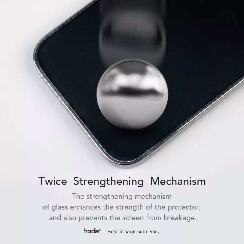 Hoda รุ่น Glass Protector Anti-Reflection (AR) - ฟิล์มกระจก iPhone 15 Pro