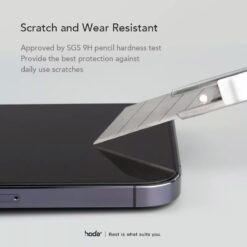 Hoda รุ่น Glass Protector Anti-Reflection (AR) - ฟิล์มกระจก iPhone 15 Pro