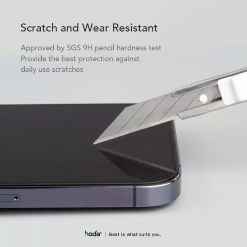 Hoda รุ่น Glass Protector Anti-Reflection (AR) - ฟิล์มกระจก iPhone 15 Pro - Image 5