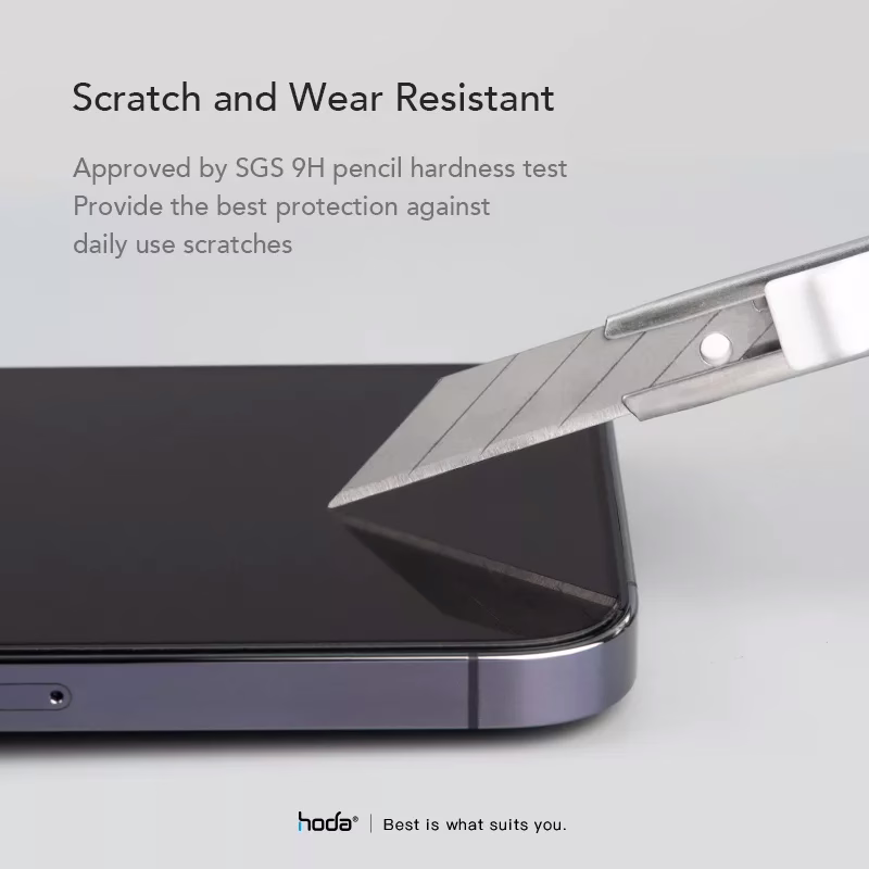 Hoda รุ่น Glass Protector Anti-Reflection (AR) - ฟิล์มกระจก iPhone 15 Pro