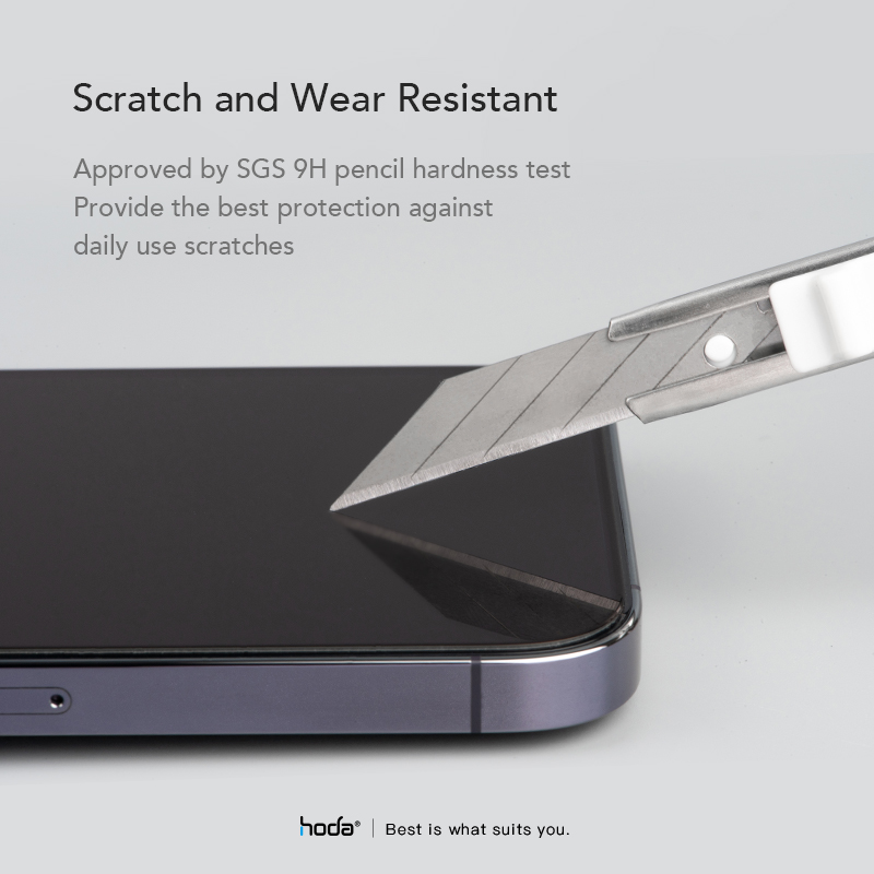 Hoda รุ่น Glass Protector Anti-Reflection (AR) - ฟิล์มกระจก iPhone 15 Pro Max
