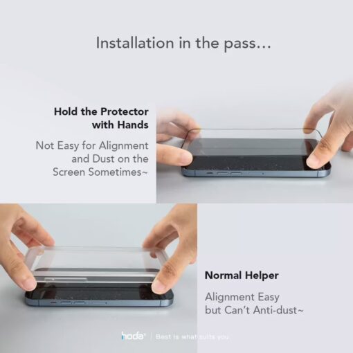 Hoda รุ่น Glass Protector Anti-Reflection (AR) - ฟิล์มกระจก iPhone 15 Pro - Image 6