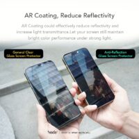 Hoda รุ่น Glass Protector Anti-Reflection (AR) - ฟิล์มกระจก iPhone 15 Pro