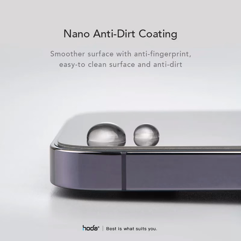 Hoda รุ่น Glass Protector Anti-Reflection (AR) - ฟิล์มกระจก iPhone 15 Pro