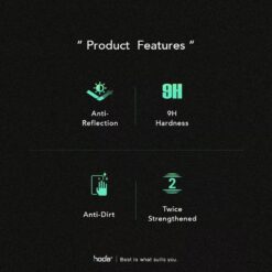 Hoda รุ่น Glass Protector Anti-Reflection (AR) - ฟิล์มกระจก iPhone 15 Pro