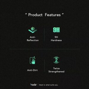Hoda รุ่น Glass Protector Anti-Reflection (AR) - ฟิล์มกระจก iPhone 15 Pro Max