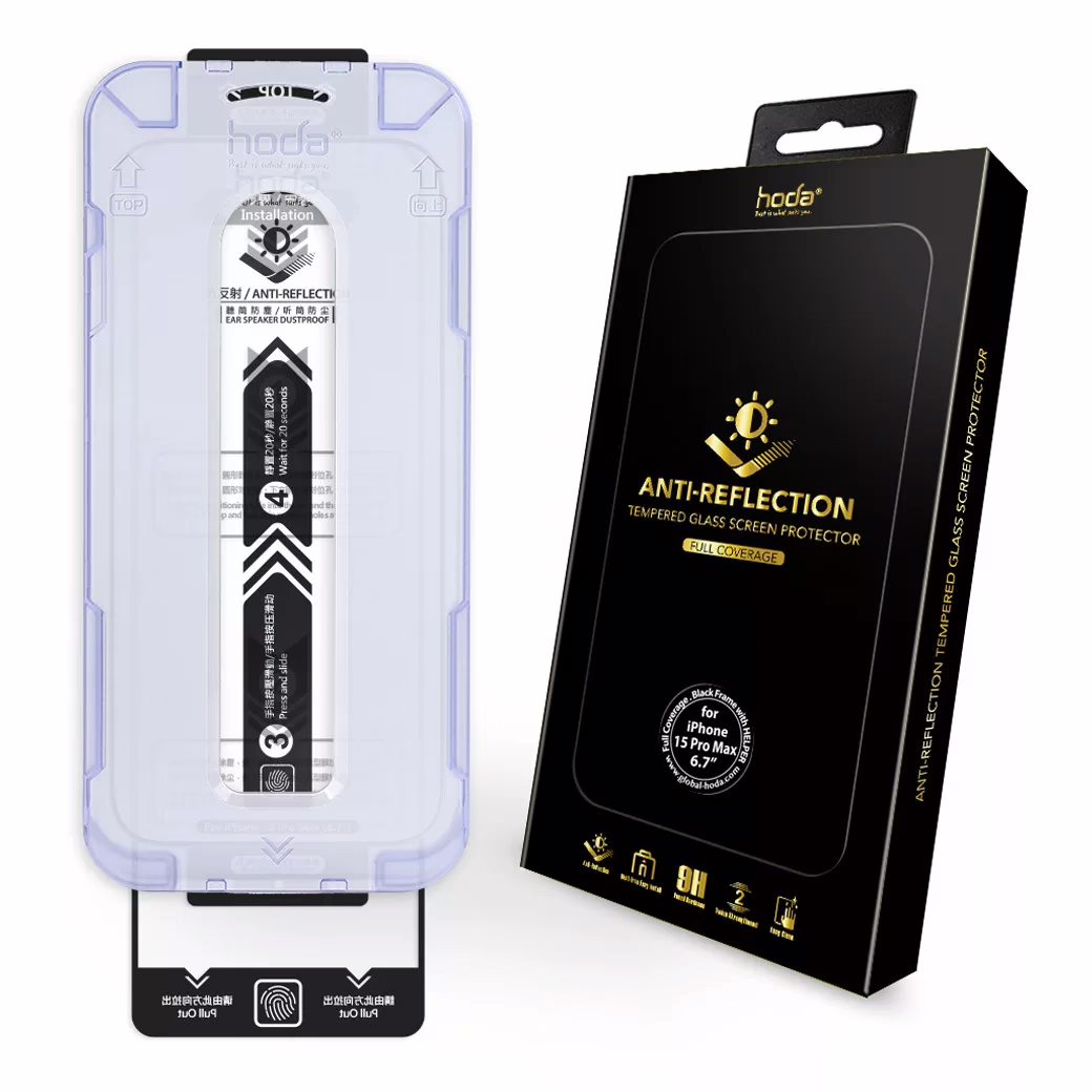 Hoda รุ่น Glass Protector Anti-Reflection (AR) - ฟิล์มกระจก iPhone 15 Pro Max