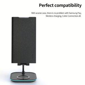 Araree รุ่น Bonnet Stand - เคส Galaxy S24 Ultra - สี Black