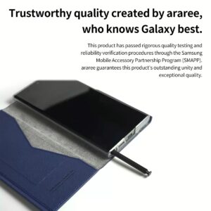 Araree รุ่น Bonnet Stand - เคส Galaxy S24 Ultra - สี Black