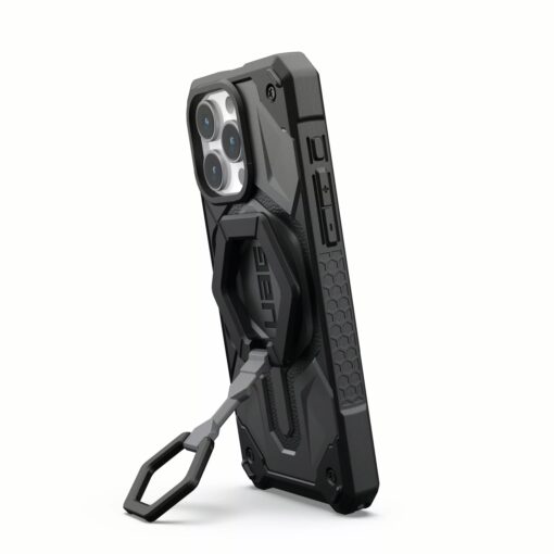 UAG รุ่น Magnetic Ring Stand - ขาตั้งแหวนแม่เหล็ก - สี Black/Silver - Image 12
