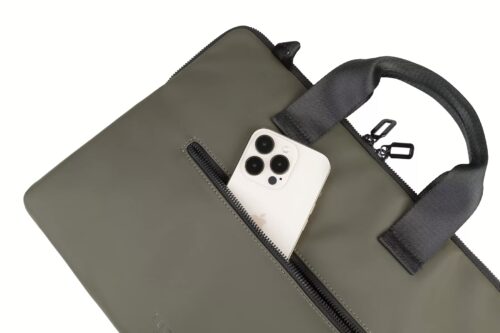 Tucano รุ่น Gommo Brief - กระเป๋าโน๊ตบุ๊ค Laptops 13-14"/ Macbook Pro 14” - สี Military Green - Image 5