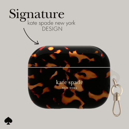 Kate Spade New York รุ่น Protective - เคส AirPods Pro 1/2 - ลาย Transparent Tortoise - Image 3