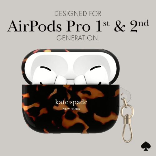 Kate Spade New York รุ่น Protective - เคส AirPods Pro 1/2 - ลาย Transparent Tortoise - Image 5