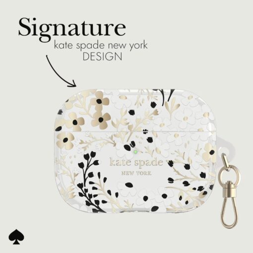 Kate Spade New York รุ่น Protective - เคส AirPods Pro 1/2 - ลาย Multifloral - Image 3