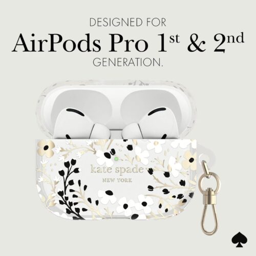 Kate Spade New York รุ่น Protective - เคส AirPods Pro 1/2 - ลาย Multifloral - Image 5
