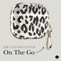 Kate Spade New York รุ่น Protective - เคส AirPods Pro 1/2 - ลาย City Leopard Black