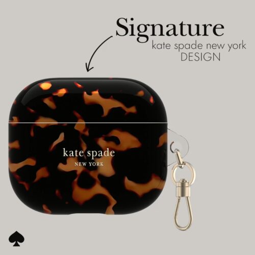 Kate Spade New York รุ่น Protective - เคส AirPods 3 - ลาย Transparent Tortoise - Image 3