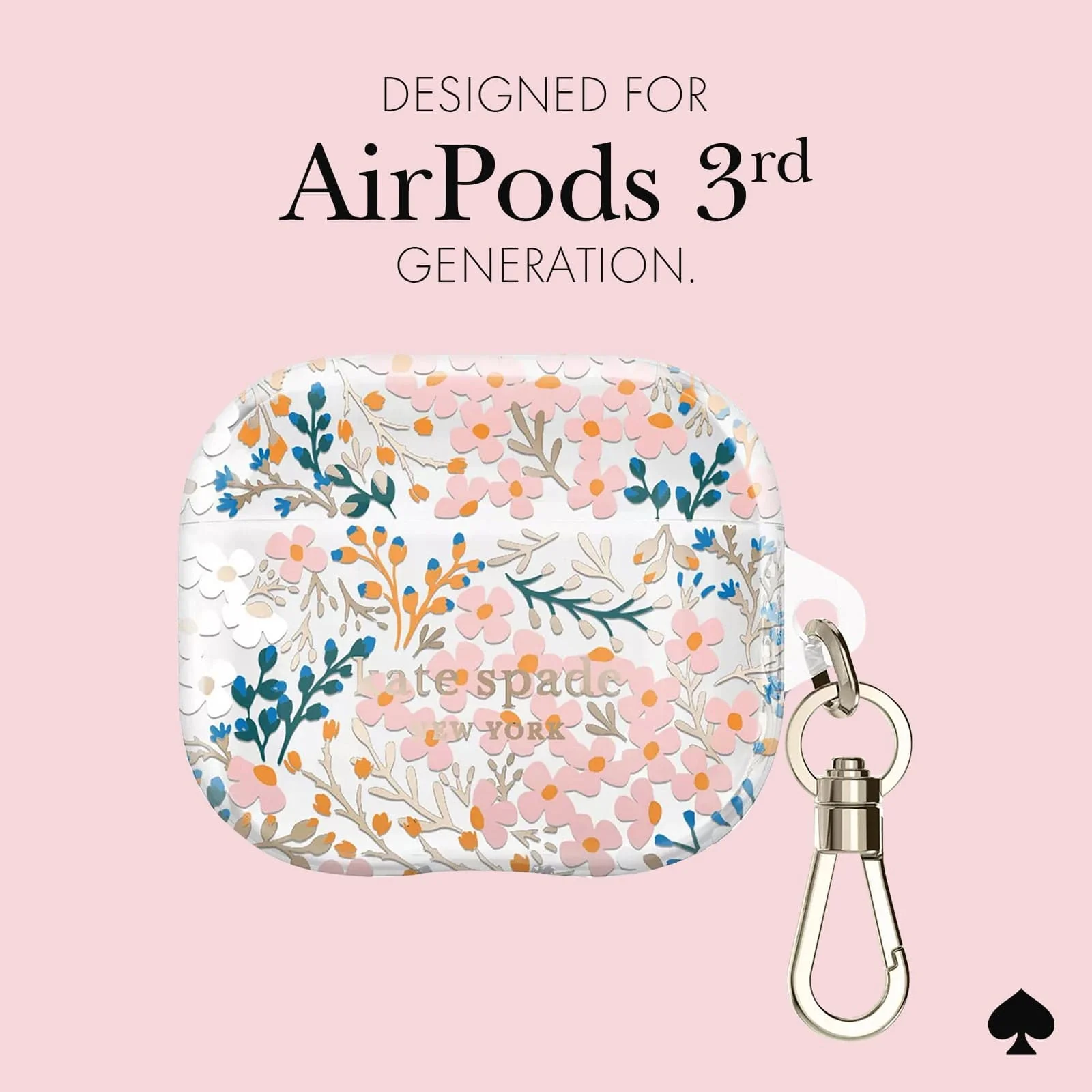Kate Spade New York รุ่น Protective - เคส AirPods 3 - ลาย Multi Floral Rose