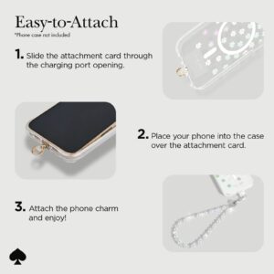 Kate Spade New York รุ่น Phone Charm - สายคล้องข้อมือ – ลาย Rock Candy