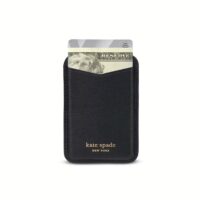 Kate Spade New York รุ่น Magnetic Card Holder - ที่เก็บบัตรติดหลังมือถือ - ลาย Black