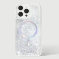 Kate Spade รุ่น Protective Case with MagSafe - เคส iPhone 15 Pro Max - สี Liquid Glitter Opal Iridescent