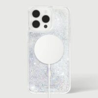Kate Spade รุ่น Protective Case with MagSafe - เคส iPhone 15 Pro Max - สี Liquid Glitter Opal Iridescent