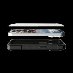 UAG รุ่น Glass Screen Shield Plus - ฟิล์มกระจก iPhone 15 Pro - สี Clear/Black