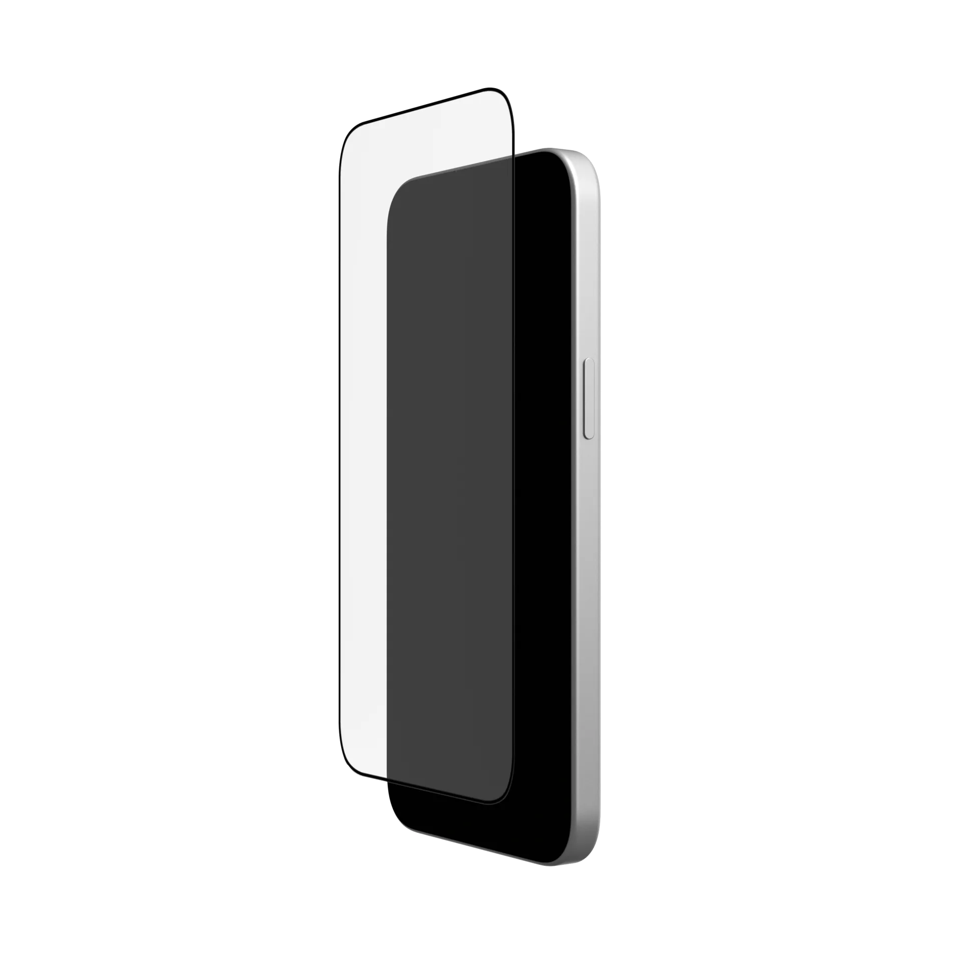 UAG รุ่น Glass Screen Shield Plus - ฟิล์มกระจก iPhone 15 Pro Max - สี Clear/Black