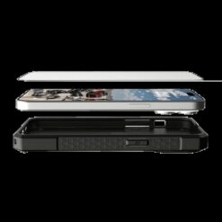 UAG รุ่น Glass Screen Shield Plus - ฟิล์มกระจก iPhone 15 Pro Max - สี Clear/Black