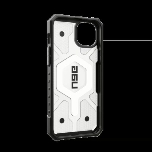 UAG รุ่น Pathfinder Clear MagSafe – เคส iPhone 15 Plus - สี Ice - Image 8