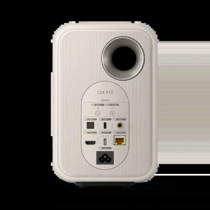 【美品】KEF LSX II LT ストーンホワイト KEF LSX II LT (Stone White) Powered speakers with Wi-Fi, Apple