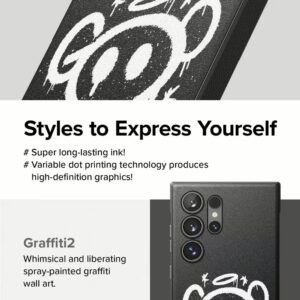 Ringke รุ่น Onyx Design - เคส Galaxy S24 Ultra - สี Graffiti 2 24 Ringke รุ่น Onyx Design - เคส Galaxy S24 Ultra - สี Graffiti 2