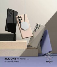 Ringke รุ่น Silicone Magnetic - เคส Galaxy S24 Ultra - สี Lavender