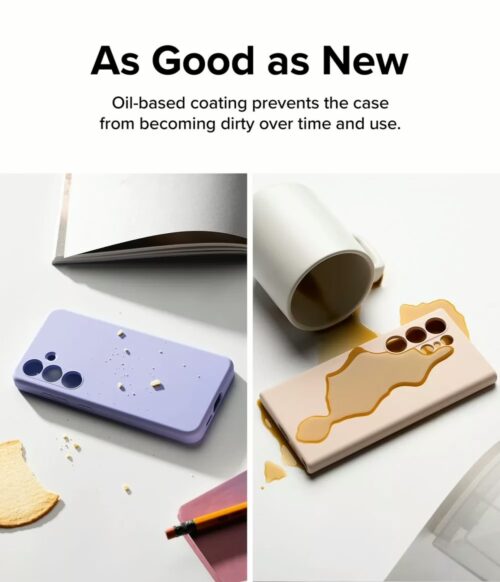 Ringke รุ่น Silicone Magnetic - เคส Galaxy S24 Ultra - สี Lavender - Image 5